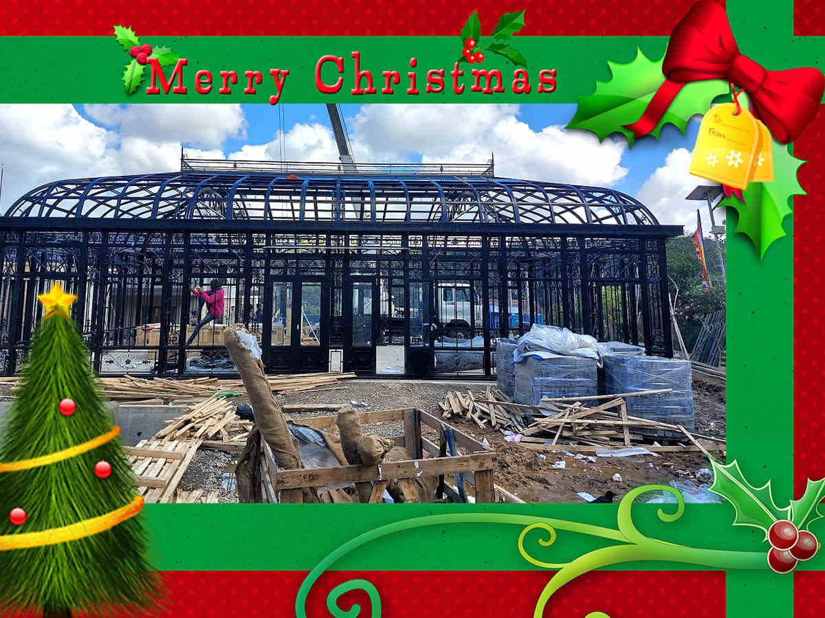 A Christmas Victorian Greenhouse: Our 14x8m Glass Sanctuary Takes Shape